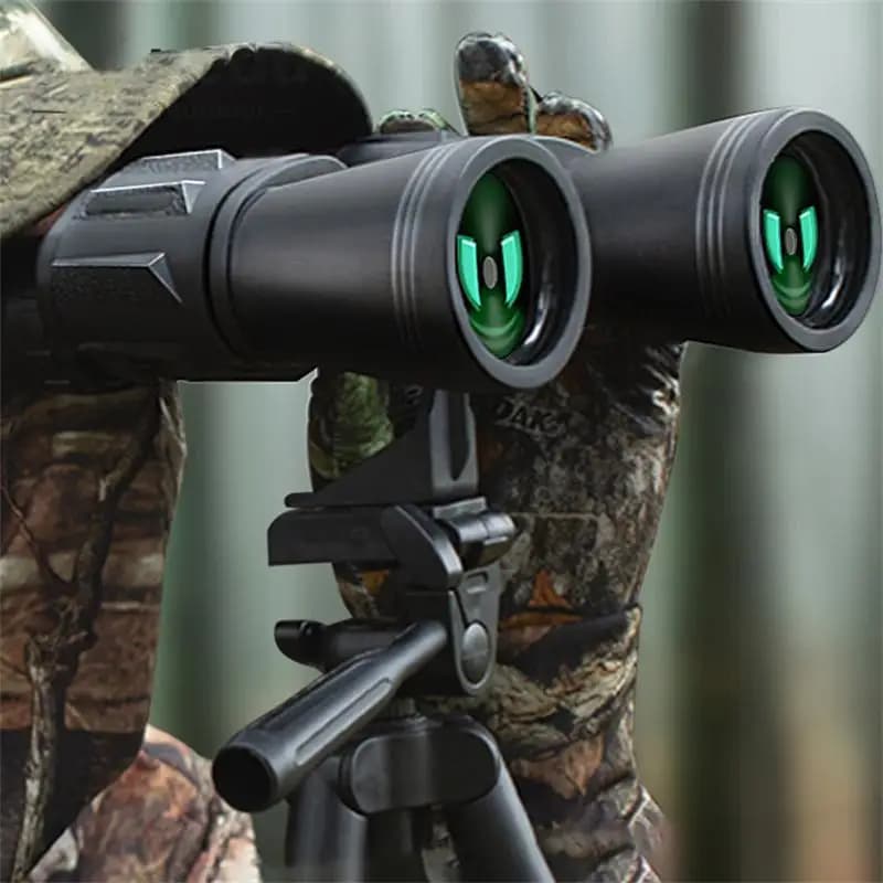 50000m militar alemão 20x50 zoom hd BAK4-Prism binóculos poderosos telescópio profissional de longo alcance para viagens de acampamento ao ar livre