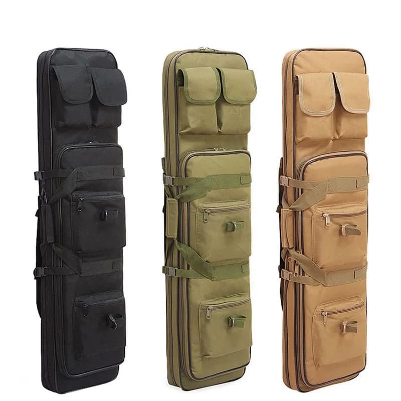 M/l/xl saco de arma caso rifle mochila sniper carabina airsoft tiro transportar sacos ombro para caça acessórios