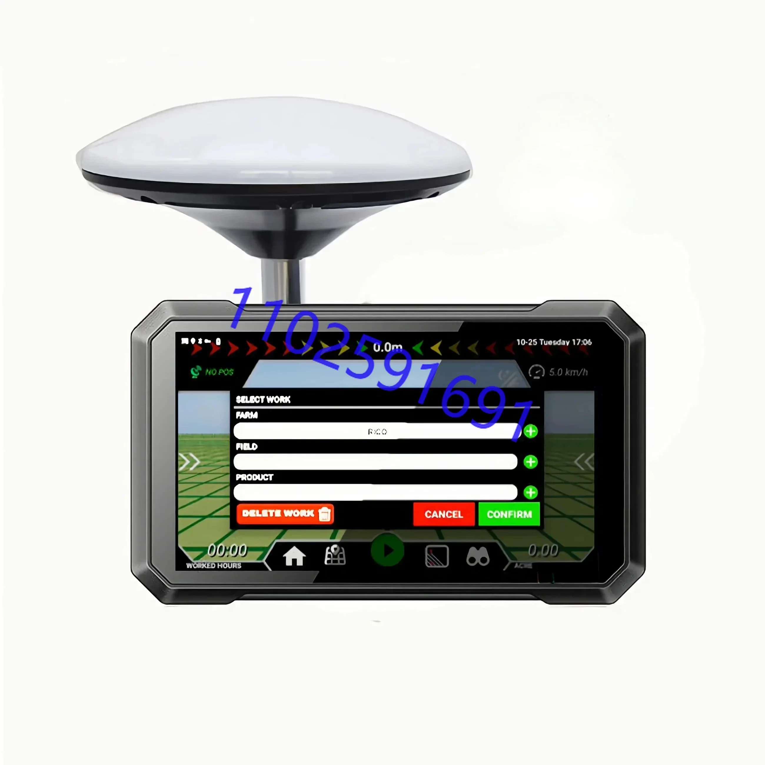Gps rápidos do Gnss dos sistemas da orientação de Ag da entrega na medição do campo da agricultura para tratores