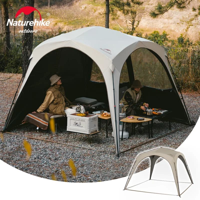 Barraca de Camping Naturehike, Barraca Automática de Abertura Rápida para 4 Pessoas, Ideal para Viagens em Família e Pesca