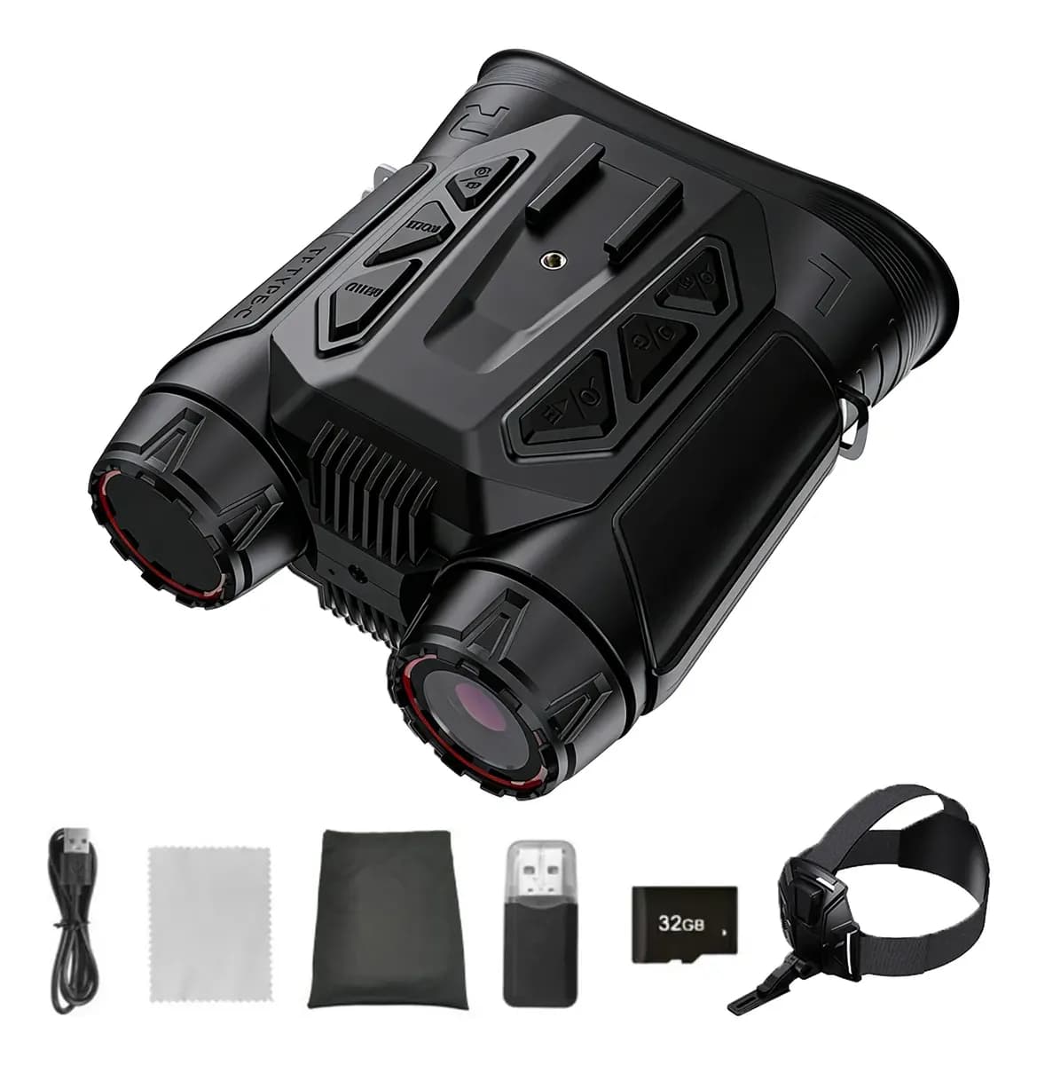 Binoculo Visao Noturna Infrave 4k 800m 16x Recarregavel Wifi