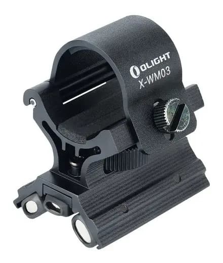 Suporte magnético para lanterna com 3 ímãs - Olight x-WM03 - Preto